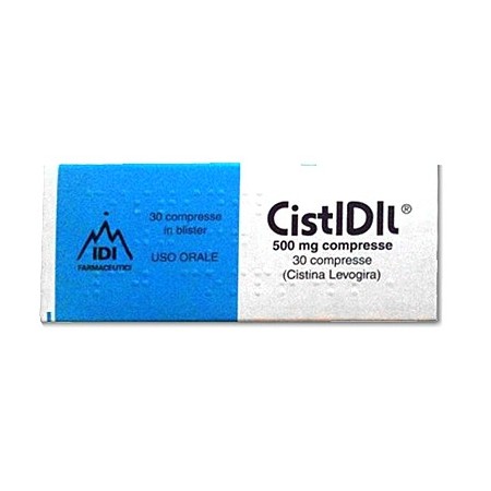 Cistidil 500 mg Levocistina 30 Compresse