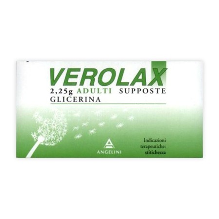 Verolax Adulti 2,25 g Glicerina Stitichezza 18 Supposte