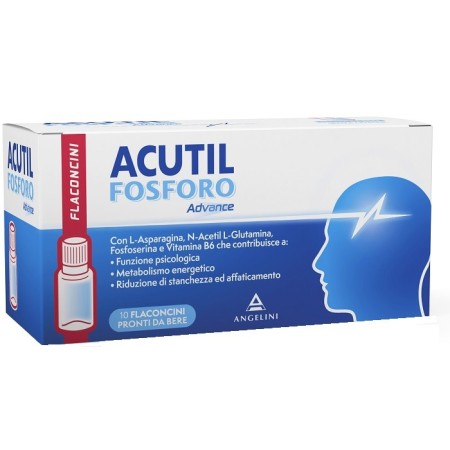 Acutil Fosforo Advance Integratore Per Memoria e Concentrazione 10 Flaconcini