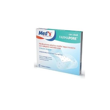 Med's Medicazione Adesiva Sterile Trasparente Impermeabile 10 m x 6 cm 5 Pezzi