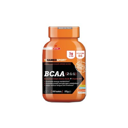 Named Sport BCAA 2:1:1 Integratore Metabolico 100 Compresse