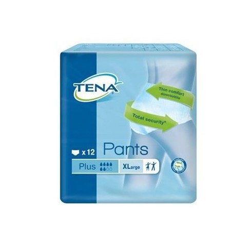 TENA PANTS PLUS XL NEW 12PZ