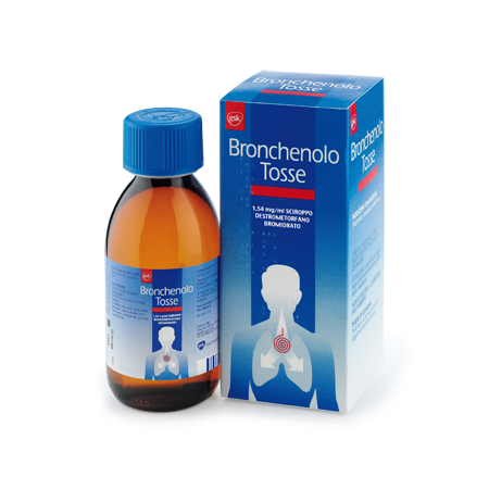 Bronchenolo Tosse Sciroppo Sedativo 1,54 mg/ml Destrometorfano Bromidrato 150 ml