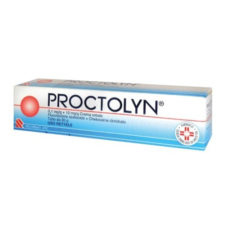 Proctolyn Crema Rettale Emorroidi Fluorcinolone Chetocaina 30g