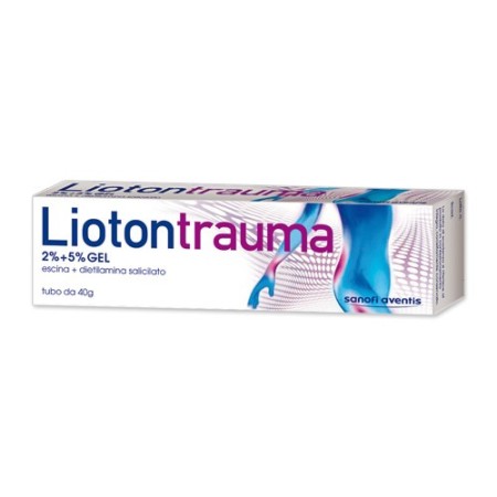 Liotontrauma Gel 2% 5% Escina Dolori Articolari e Muscolari Tubo 40 g