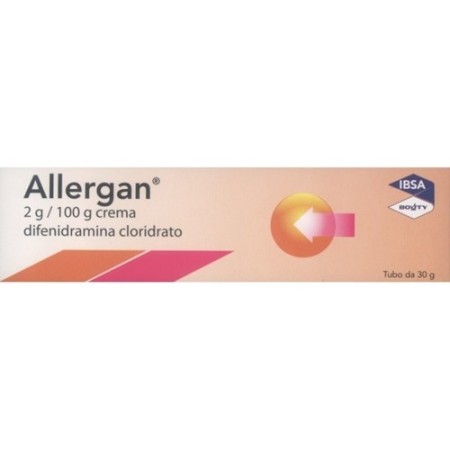 Allergan Crema Antistaminica 2 g/100 g Difenidramina 30 g