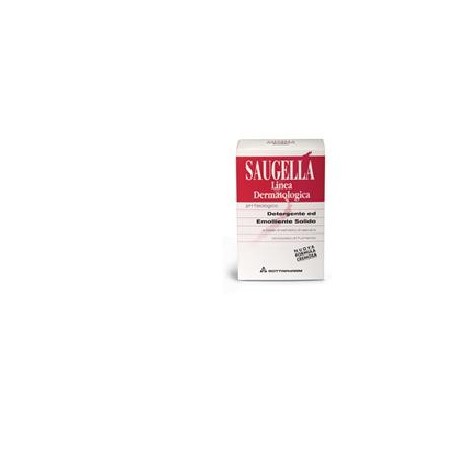 Saugella Viso Detergente Solido pH 3.5 Sapone Pelle Normale e Mista 100 g