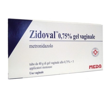 Zidoval Gel Vaginale 0,75% Metronidazolo 40g   5 Applicatori