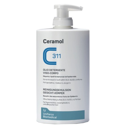 Ceramol 311 Olio Detergente Viso Corpo Flacone 400 ml