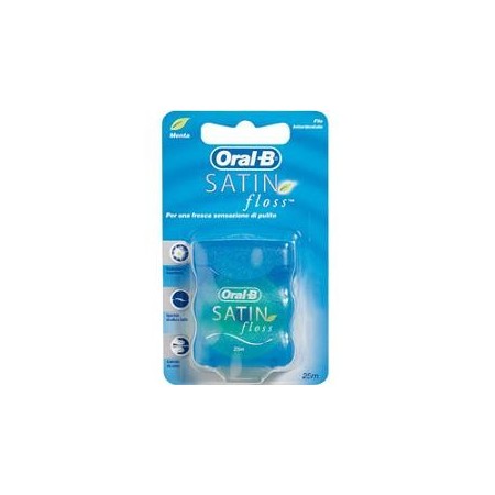 Oral-B Satin Floss Filo Interdentale Alla Menta 25 m